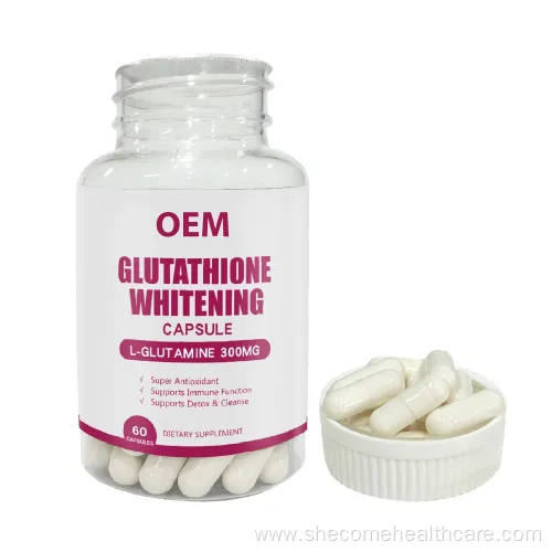 OEM Glutathione Whitening Capsules for Immune Support and Skin Brightening